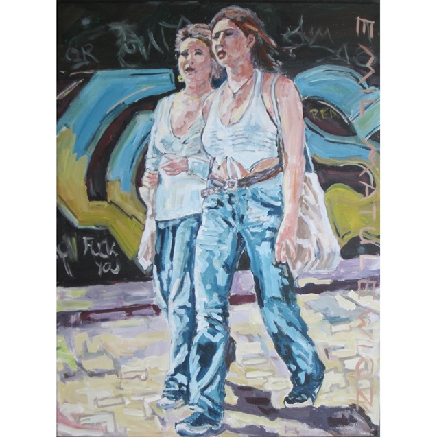Two girls in Delft
